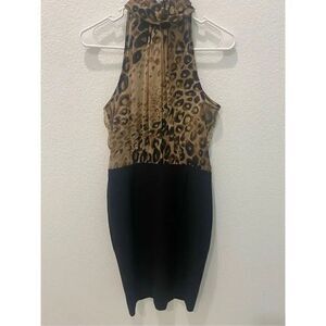 Zara Cheetah Shift dress Size medium